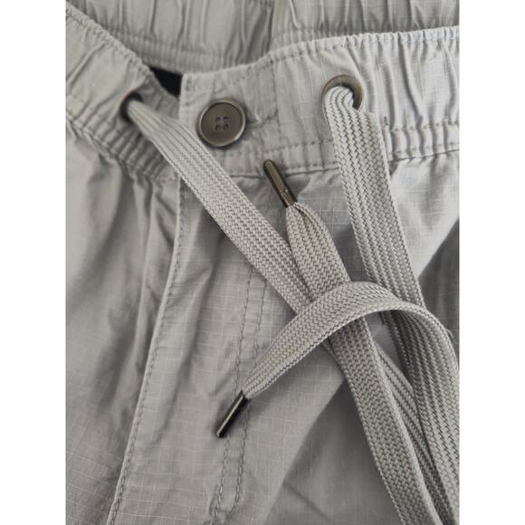 BYLT Stretch Cotton Ripstop Gray Men's Drawstring Pants Size 3 - Picture 4 of 7